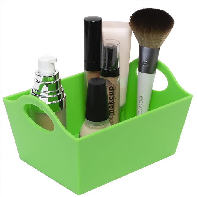 Simplify Neon, 10 Pack, Mini Storage Containers, Bins, Drawer, Office Organization, Good for Toys, Hair Accessories, Bobby Pins, Q-Tips, Small Items