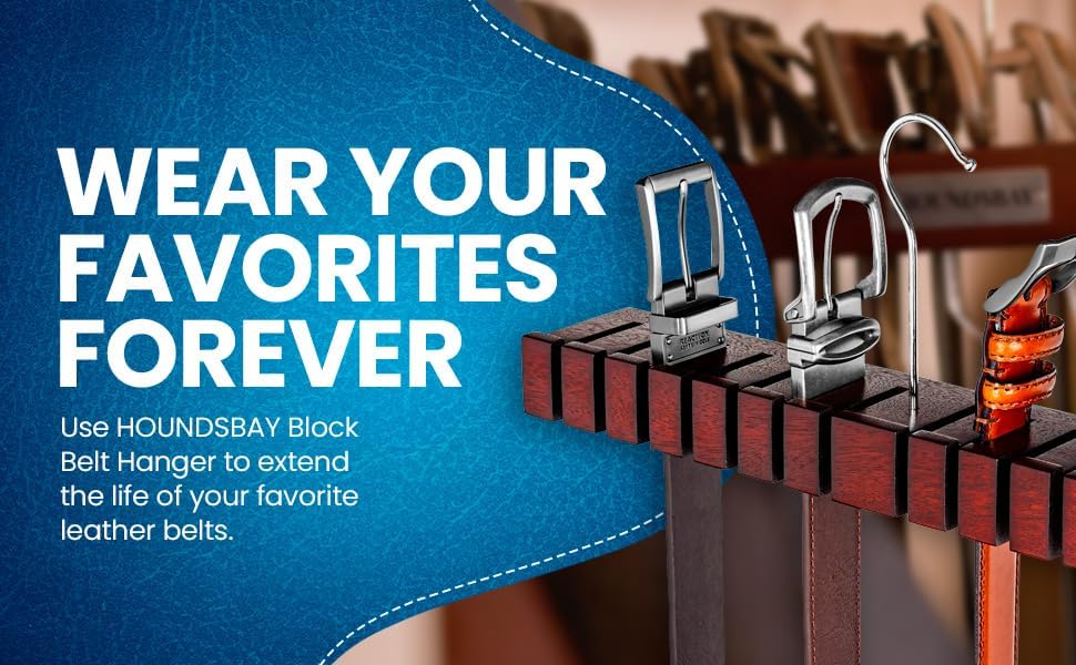 Belt Organizer & Hanger - Belt Rack & Storage - Holder for Closet - Gifts for Dad - Image 2
