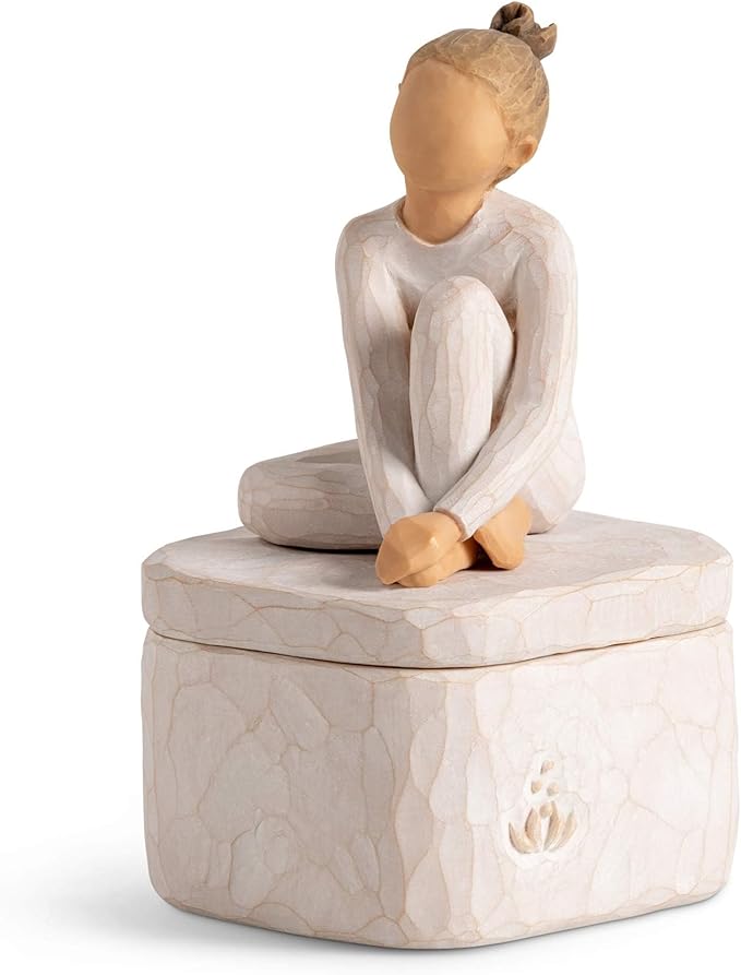 Willow Tree The Dancer Keepsake Box, Sculpted Hand-Painted Keepsake Box