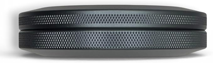 Solo | Slim Metal Container for Zyn, Premium Aluminum Can & Rugged Pouch Holder | Extra Capacity, Knurled Grip, & Slim Container | EDC (Gunmetal Gray)