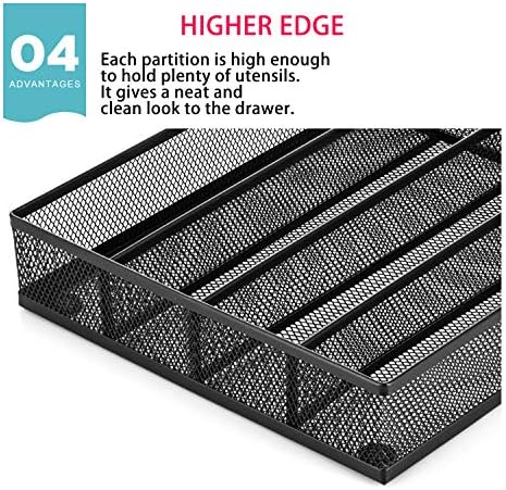 JANE EYRE Utensil Drawer Organizer - 5 Compartments - Image 6