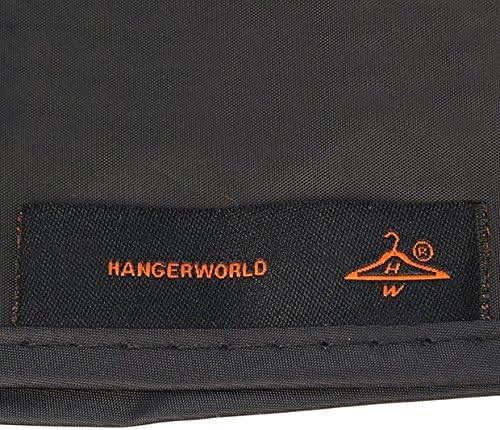 HANGERWORLD 6ft Large Black Clothes Rack Cover with 2 Zippers - Waterproof Nylon, Breathable, Dust Protector for Storage (Garment Rack Cover ONLY) - Image 4