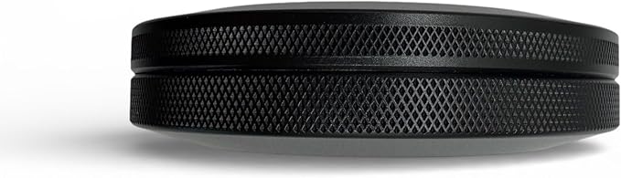 Solo | Slim Metal Container for Zyn, Premium Aluminum Can & Rugged Pouch Holder | Extra Capacity, Knurled Grip, & Slim Container | EDC (Black)