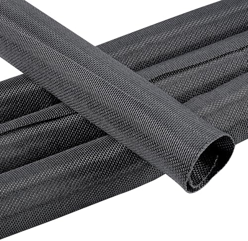 1"-36ft Automotive Mesh Woven Wire Sheathing Split Wire Loom by Sunnarepoon