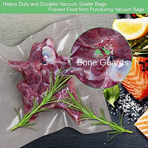 8 Rolls 8"x20'(4)+11"x20'(4) Vacuum Sealer Rolls for Food Storage - Image 3