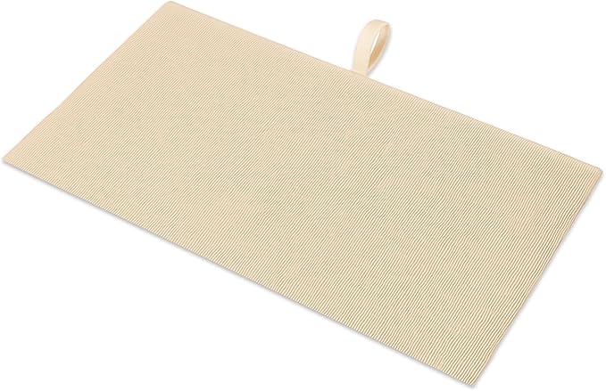 TheDisplayGuys For Your Modern Living 2-Pack Flat Foam Cushion Jewelry Display Pad Inserts - Velvet - Tray/Case Liners - Necklaces, Bracelets, Watches (Beige) by The Display Guys