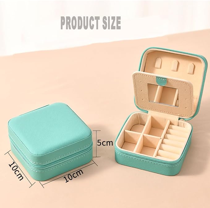 Compact And Secure Jewelry Boxes For Women Small Jewelris Box For Travel Portable Case With Lock And Key Beautiful Jewelry Organizer Storage Solution