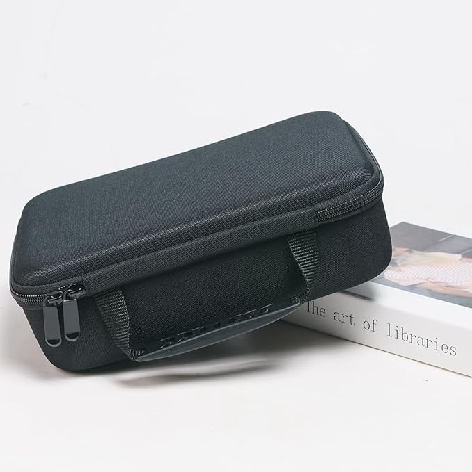 Portable Travel Jewelry Box Bracelet Display Holder with 2Rods for Watch Bangle Jewelry Organizer Storage Bag Women Men Black