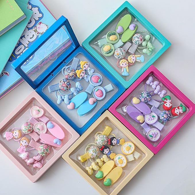 12PCS 3D Floating Frame Display Stand, Jewelry Box, Gift Box, Ornament Organizer, Small Travel Jewelry Box, PE Film Anti-Oxidation, Suspended Display Box Stackable (Multicolour, 3.54 * 3.54)
