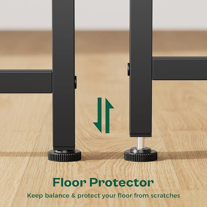 Huuger 43.3 Inch Tall Dresse for Bedroom, 6 Drawer Dresser & Chests of Drawers, Fabric Dresser for Closet, Bedroom, Night Stand, End Table with Metal Frame, Storage Tower, Rustic Brown