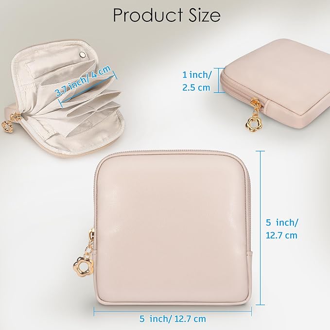 SITHON Small Travel Jewelry Case with Ring Holder, Mini Velvet Jewelry Pouch Bags, Compact Storage Organizer for Bracelet Necklaces Earrings Travel Essentials, Mother’s Day Gifts (Apricot Pink)