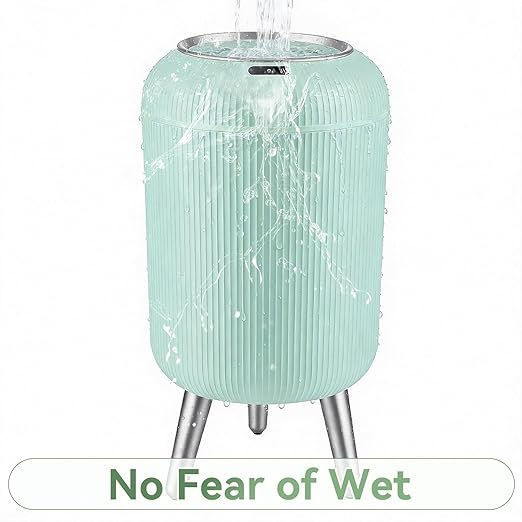 Automatic Motion Sensor Bathroom Trash Can Touchless,3 Gallon/11L Smart Garbage Bin,Mini Trash Can with Removable Legs for Toilet,Kitchen,Bedroom,Office,Smart Plastic Electric Garbage Cans-Blue