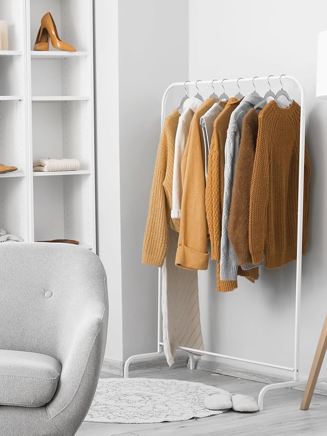 SMARTOR Plastic Hangers 50 Pack, Thin Hangers with 360° Swivel Hook, Non-Velvet Hanger Heavy Duty Clothes Holders for Closet - Durable Adult Hanger, Space Saving Hangars - Gray
