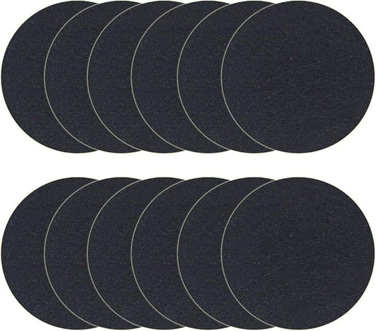 6.7inch Charcoal Filters for Kitchen Compost Bin Pail Replacement Filter Countertop Home Bucket Refill Sets, Round