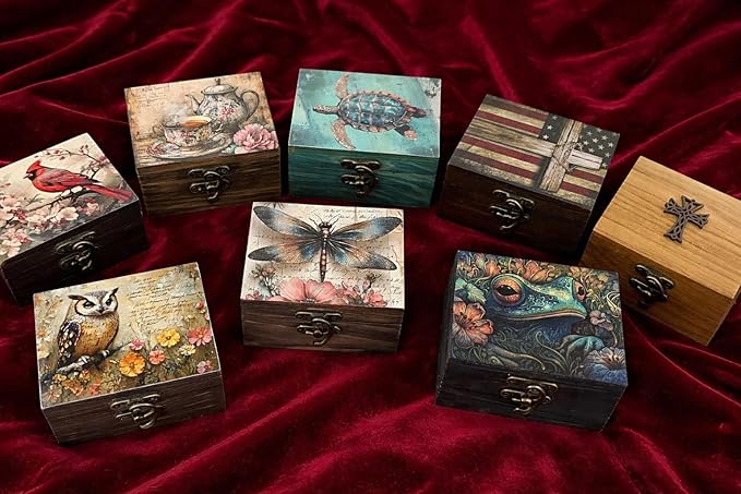 RK Collections Dragonfly Trinket Box Small Jewelry Keepsake Box | Bird lovers Gift Idea, Animals Ornaments for Girls, Women, Gift Idea, for Home Décor (3DFS1)