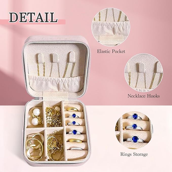 Funny Not Today Jewelry Organizer Case Small Portable Jewelry Organizer Box Christmas Birthday Gifs for Women Girls