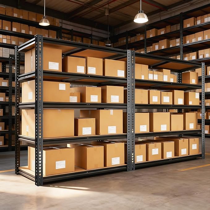 40W Garage Storage Shelves,Garage Shelves Heavy Duty,5 Tier Shelving Unit,2400LBS Capacity Heavy Duty Shelving for Garage Storage,Warehouse,72" H x40 W x20 D
