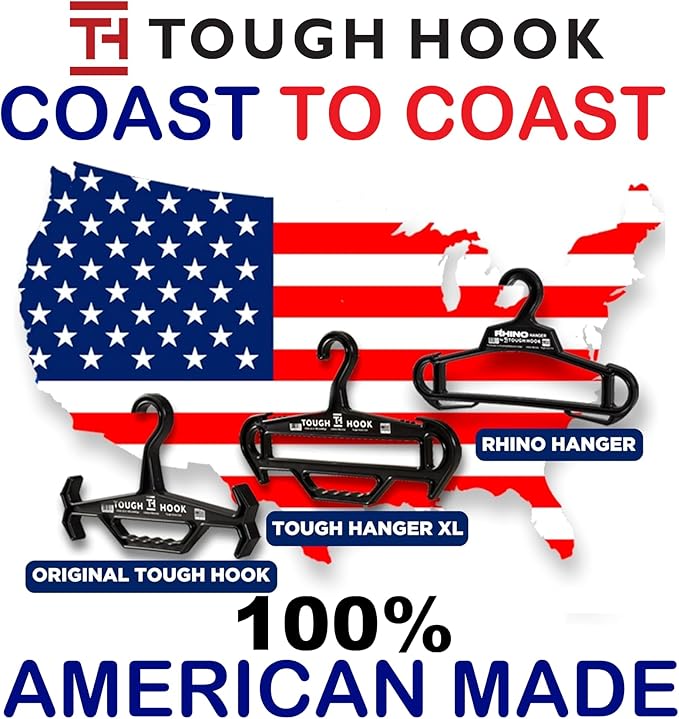 Original Xtreme KRYSTAL Translucent Heavy Duty Clear Hangers | American Made |Anti-Slip Tactical Hanger for Police Gear,Scuba Gear & Dive BCD,ABS Resin 200-lb Capacity Wetsuit Hanger Tough Hook-1 Pack