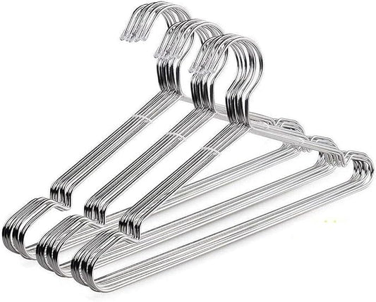 TIMMY Wire Hangers 30 Pack Stainless Steel Strong Metal Wire Hangers Clothes 16.5 Inch