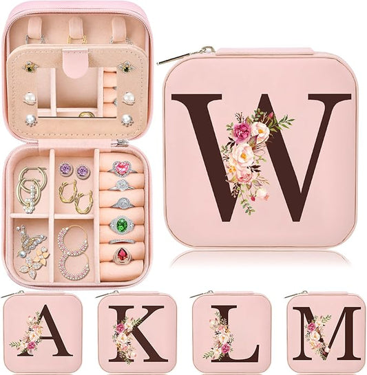 Christmas Stocking Stuffers for Women, Personalized Gifts Birthday Gift for Teen Girls, Travel Jewelry Case Box Organizer Mothers Day Mom Gifts for Daughter