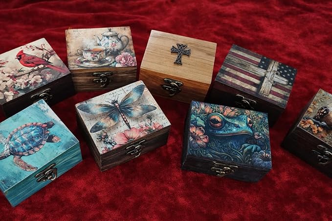 RK Collections Dragonfly Trinket Box Small Jewelry Keepsake Box | Bird lovers Gift Idea, Animals Ornaments for Girls, Women, Gift Idea, for Home Décor (3DFS1)