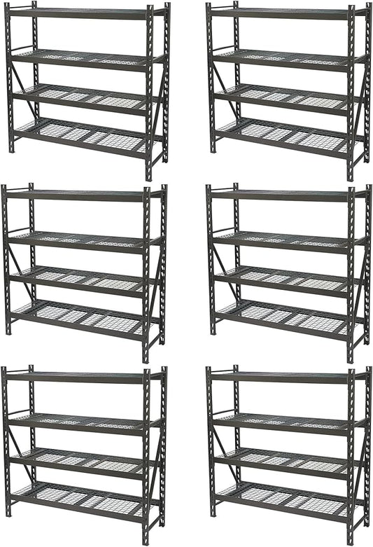 Ironton Industrial Shelving Rack (Pack of 6)