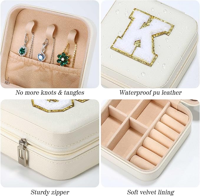 Parima Trendy C Jewelry Case - Teen Travel Accessories, Jewelry Box for Girls' Birthday Gifts