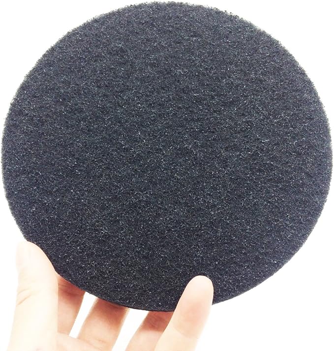 Becozofu 7.25 inch Kitchen Compost Bin Charcoal Filter Replacements, Compost Pail Replacement Carbon Filters, Round, Activated Charcoal, Set of 8