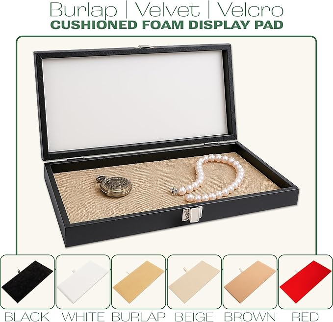 TheDisplayGuys For Your Modern Living 2-Pack 144-Ring Holders Velvet Foam Padding Jewelry Inserts - Tray/Case Liners - Retail Display, Storage (Gray) by The Display Guys