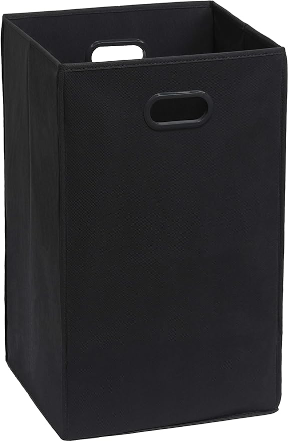 Simple Houseware Foldable Closet Laundry Hamper Basket, Black