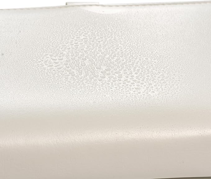 SEVENBEES Women’s Travel Jewelry Case - Jewelry Boxes PU Leather Ring Binder Organizer with Zipper Velvet Jewelry Pouches Bags - Cream White