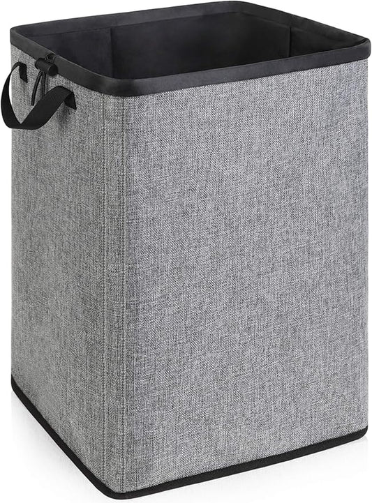 SNIGJAT Clothes Laundry Hamper for Bedroom, Lightweight Dirty Clothes College Hamper Collapsible for Small Space, Sturdy Laundry Basket with Handles for Bathroom Closet, 70 L
