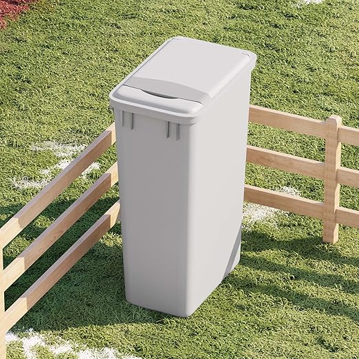 Dowell 50Qt Wastebasket Trash Can Garbage Container, for Home/Kitchen/Office, Grey - (Can Only) 1PC