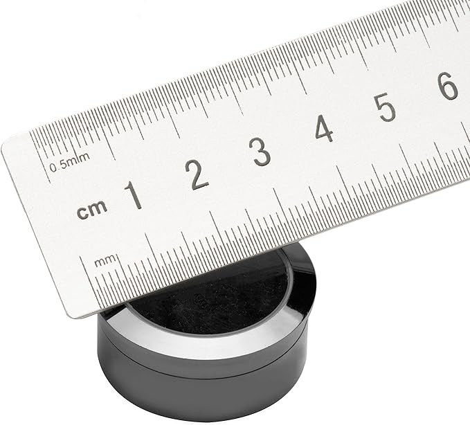 Mini Diameter 1.3 inch Loose Diamond or Gemstone Display Box Case Holder Show Container Metal (Silver- 1.3x0.5)